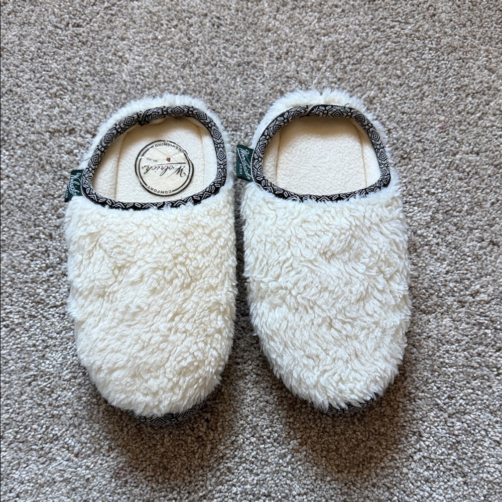 Woolrich Women’s Fleece Mill Cuff Slippers 7